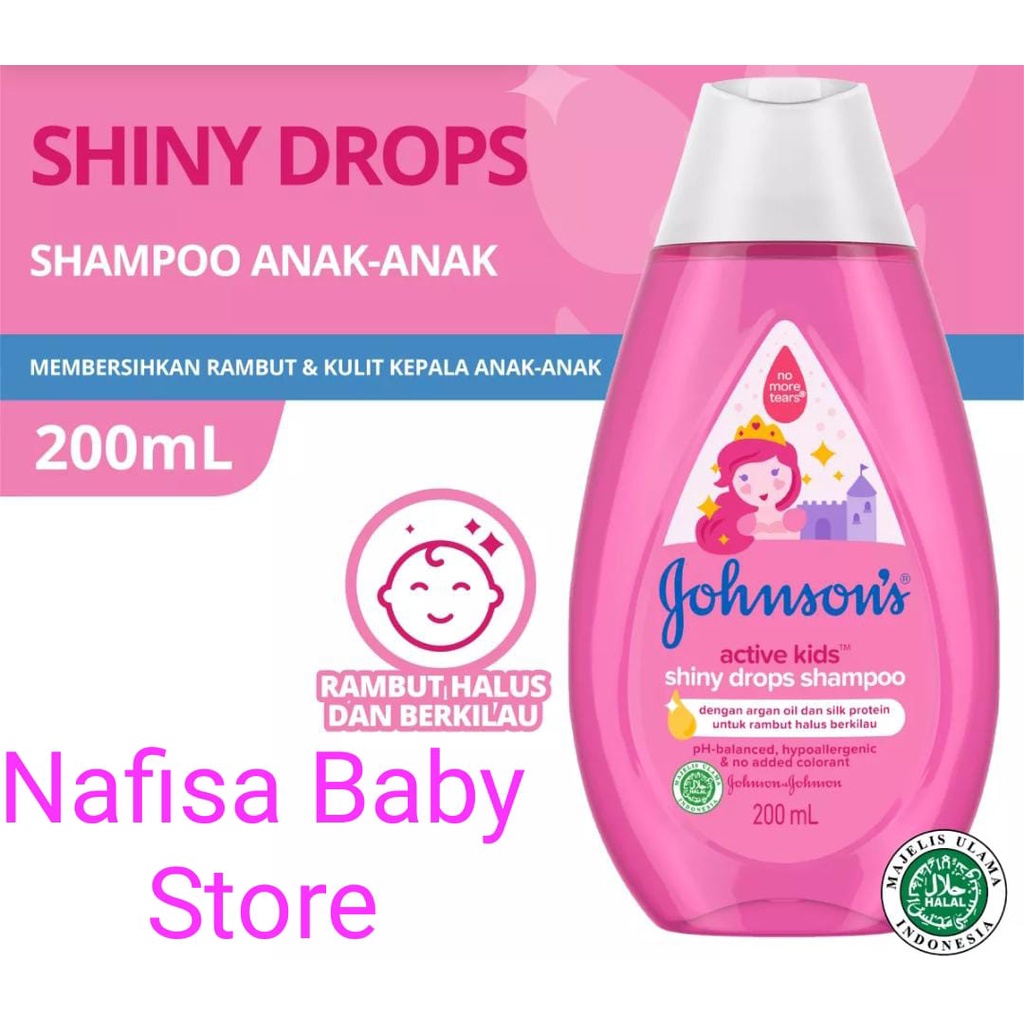 Johnson's Active kids Shinny Drops Shampoo Anak-Anak 200ml