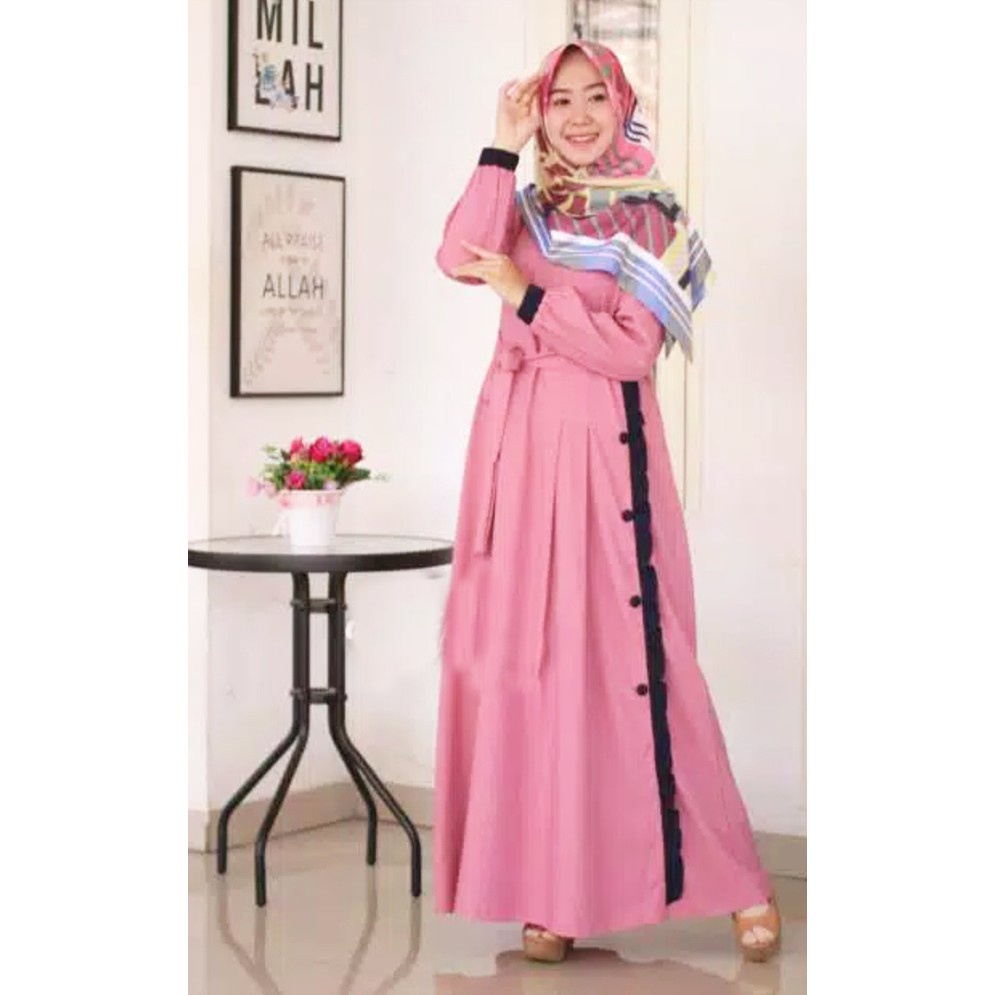 gamis NADIRA DRESS /Gamis terbaru /gamis wanita / gamis polos