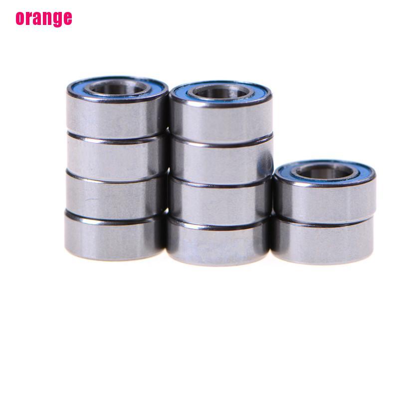 (Happy) 10pcs Mr105-2Rs Miniatur Bearing Segel Karet Ukuran 5x10 X 4mm