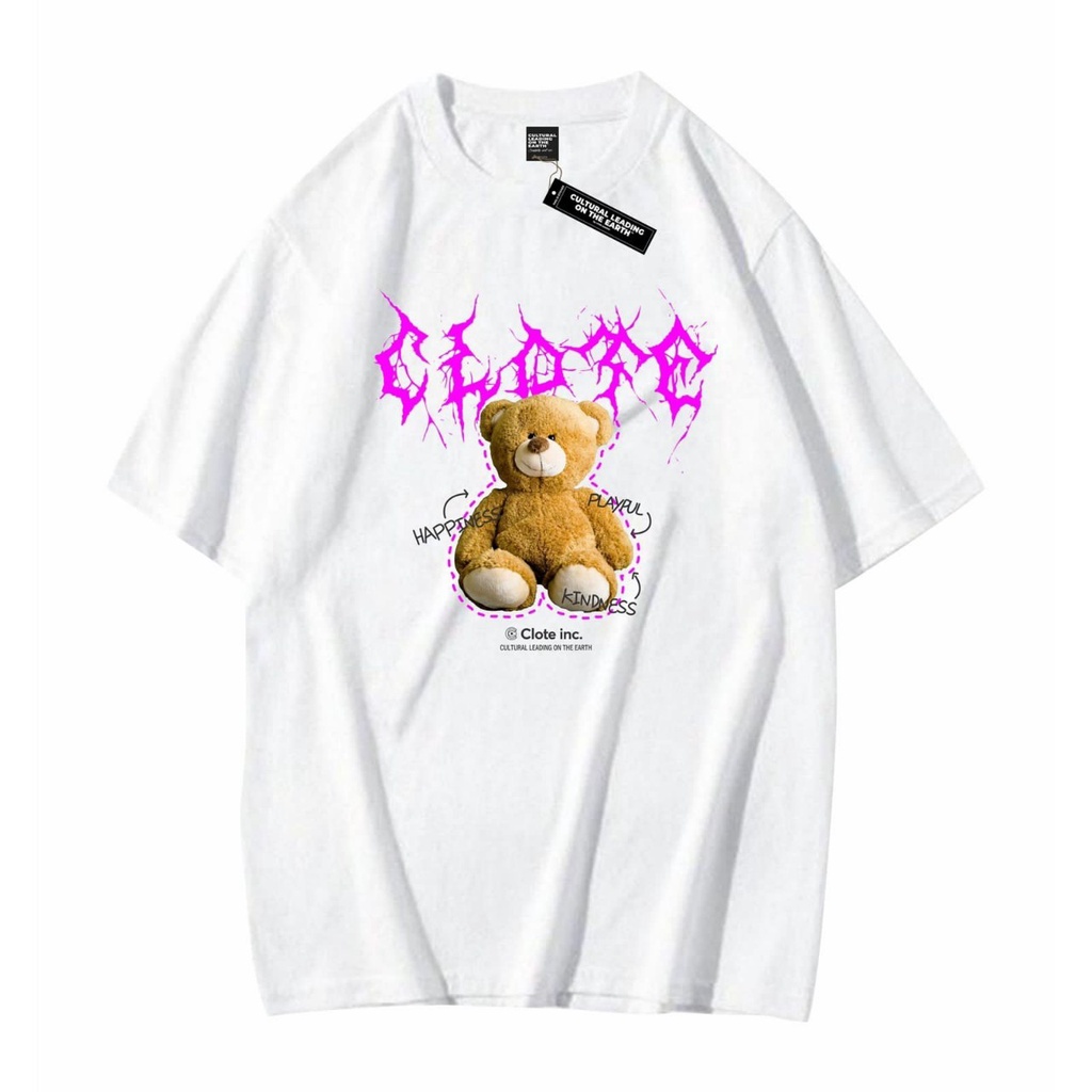 KAOS UNIQLO x KAWS / KAOS DISTRO UNIQLO / PAKAIAN PRIA & WANITA / BAJU UNIQLO x KAWS FULL TAG & LOGO / UNIQLO TSHIRT-TB Happiness Putih