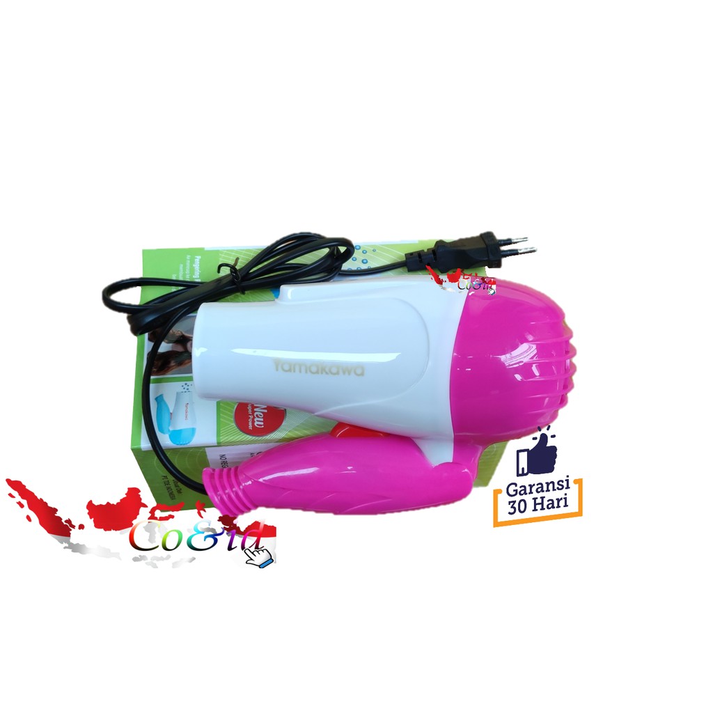 Hair dryer Pengering Rambut Lipat Super