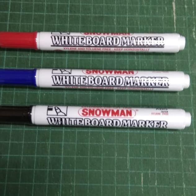 

【TERSEDIA & COD】 [ECER] Spidol SNOWMAN White Board ABG-12