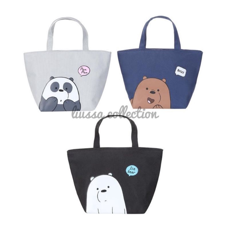Tas Bekal Miniso - We Bare Bears Collection Lunch Bag