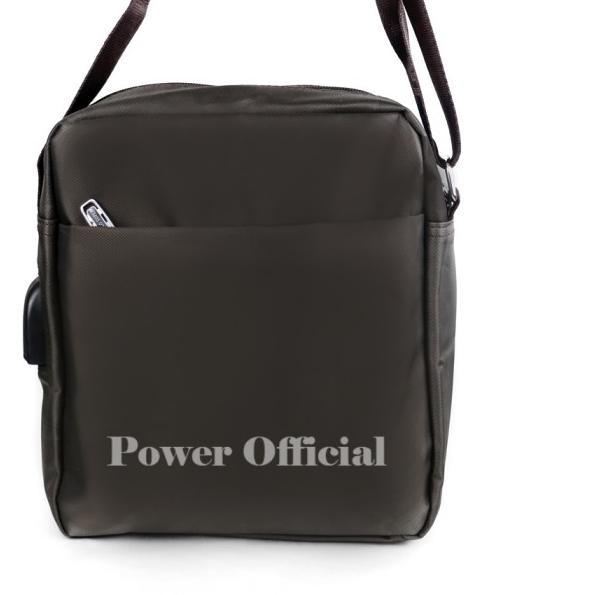✾ Polo Power 012S Tas Slempang Pria Sling bag Import Tas Polo Original - Cokelat ►