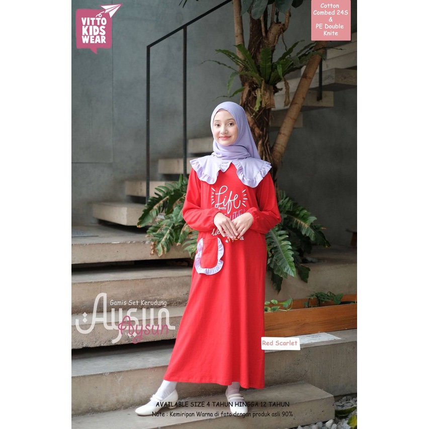 Gamis anak Set aysun by Vitto