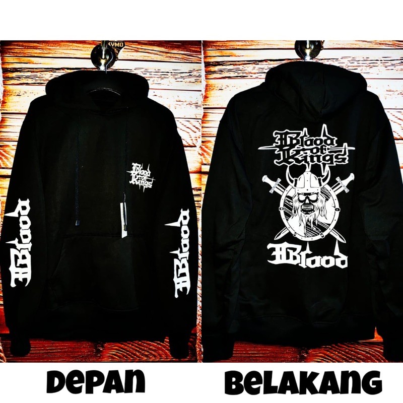 HOODIE BLOOD | HOODIE OFF - WHITE MR.KO | JAKET 3D