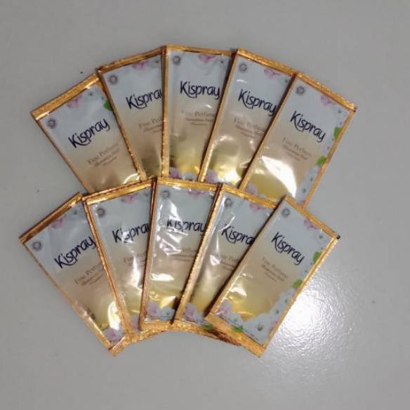warung✔️⚡ 12 sachet - Kispray Gold Pelembut Pelicin Pewangi Pakaian Setrika Segeris