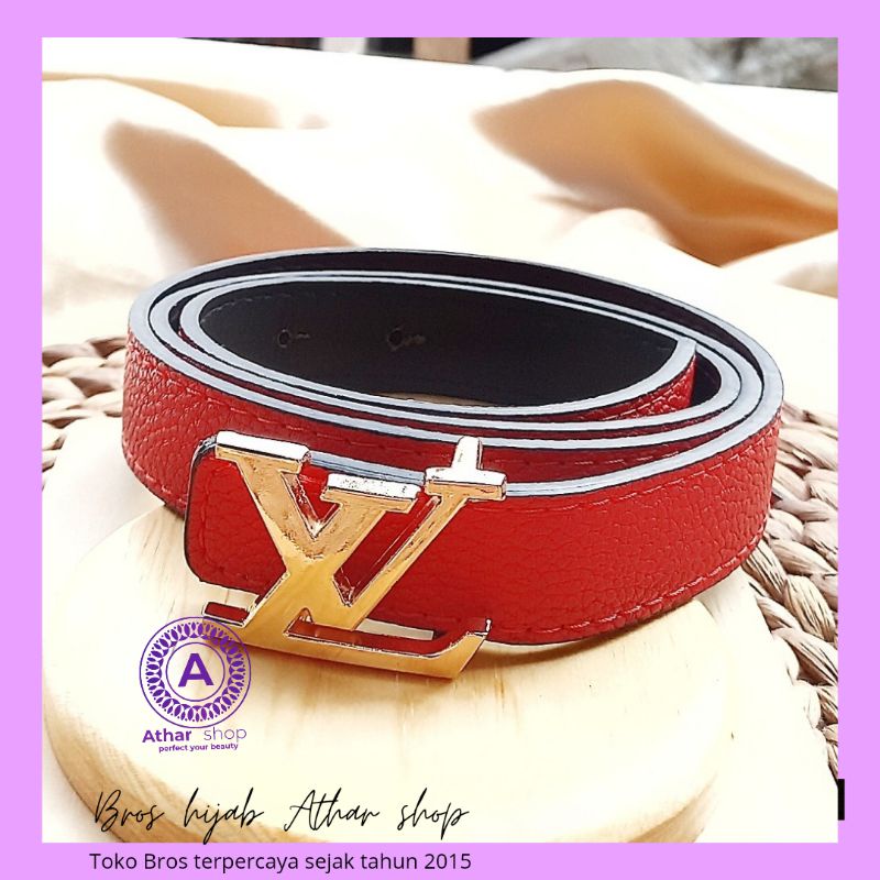 Athar shop belt ikat pinggang wanita gesper kulit ban pinggang PU leather