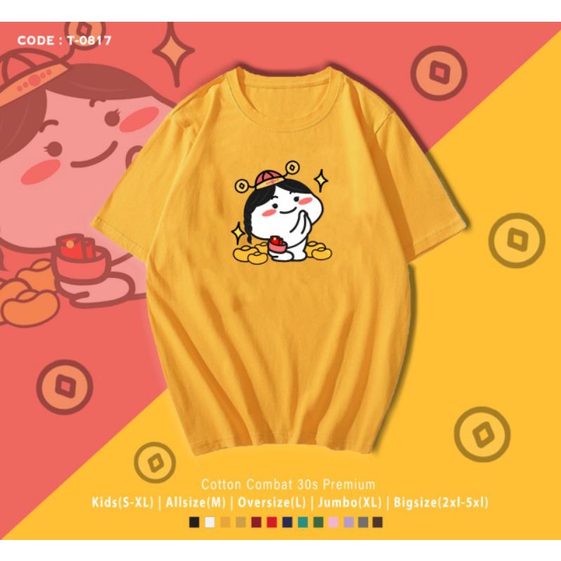 KAOS IMLEK 2022 PENTOL GIRL UANG/KAOS EDISI IMLEK PENTOL SHIO MACAN