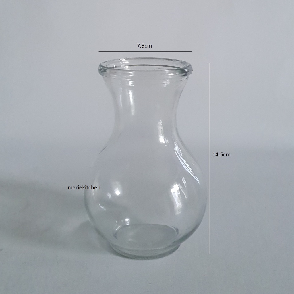 1PCS 500 ml Botol Kaca DMJ17 Botol Vas Bunga Vas Meja