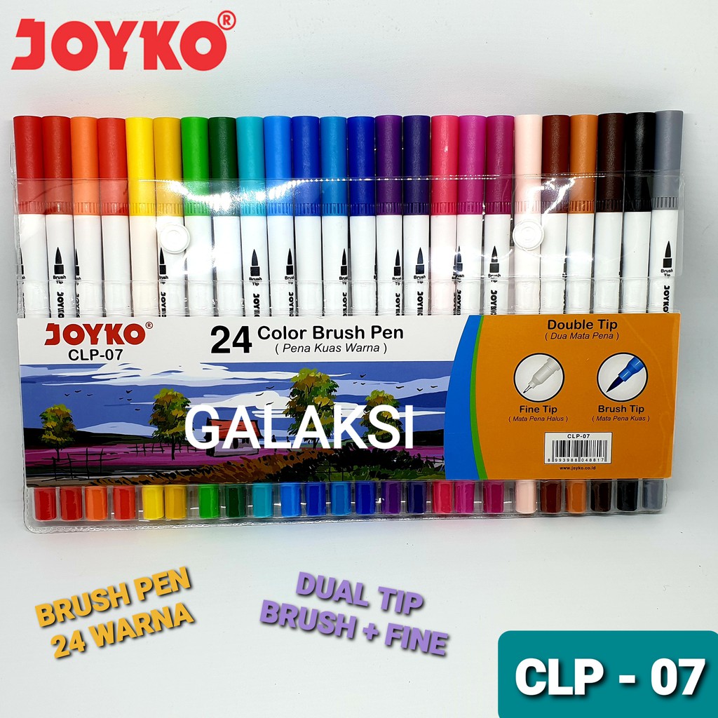 

BRUSH PEN + FINE TIP CLP-07 JOYKO