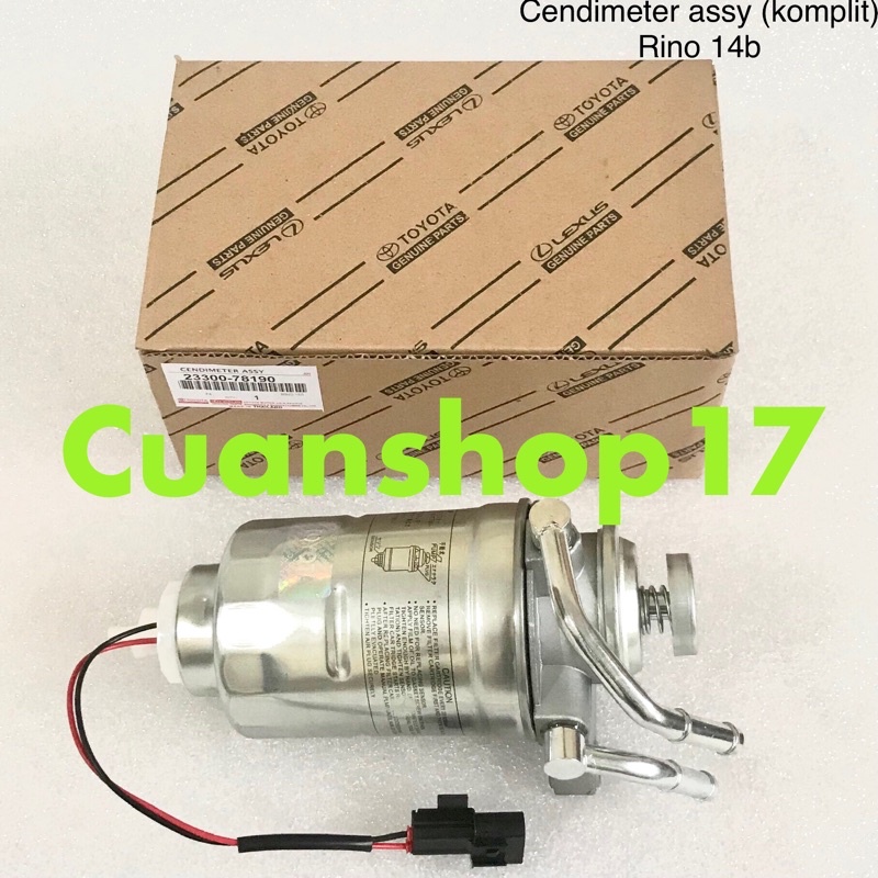 CENDIMETER FUEL FILTER POMPA SOLAR KOMPLIT TOYOTA RINO 14B 14 B