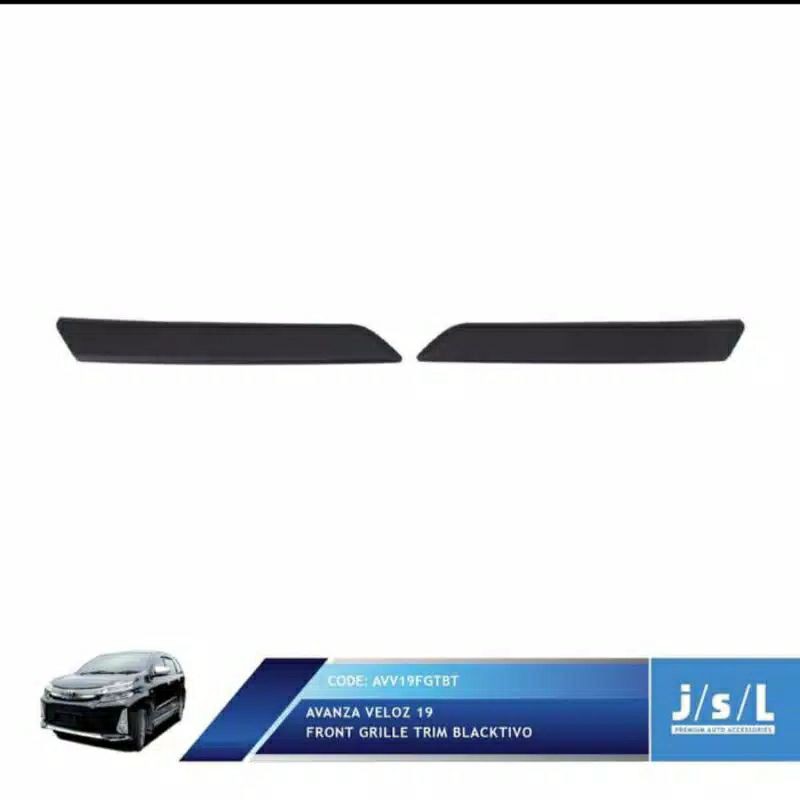 List grill Avanza/ Xenia/ Veloz 2019/ front grill trim chrome hitam jsl