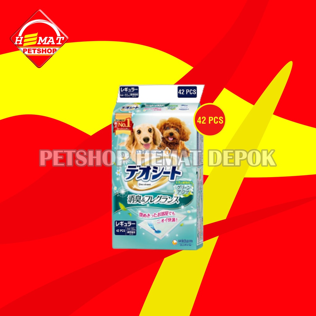 Deo-sheet Alas Pipis Poop anjing Perlak Hewan 42 pcs