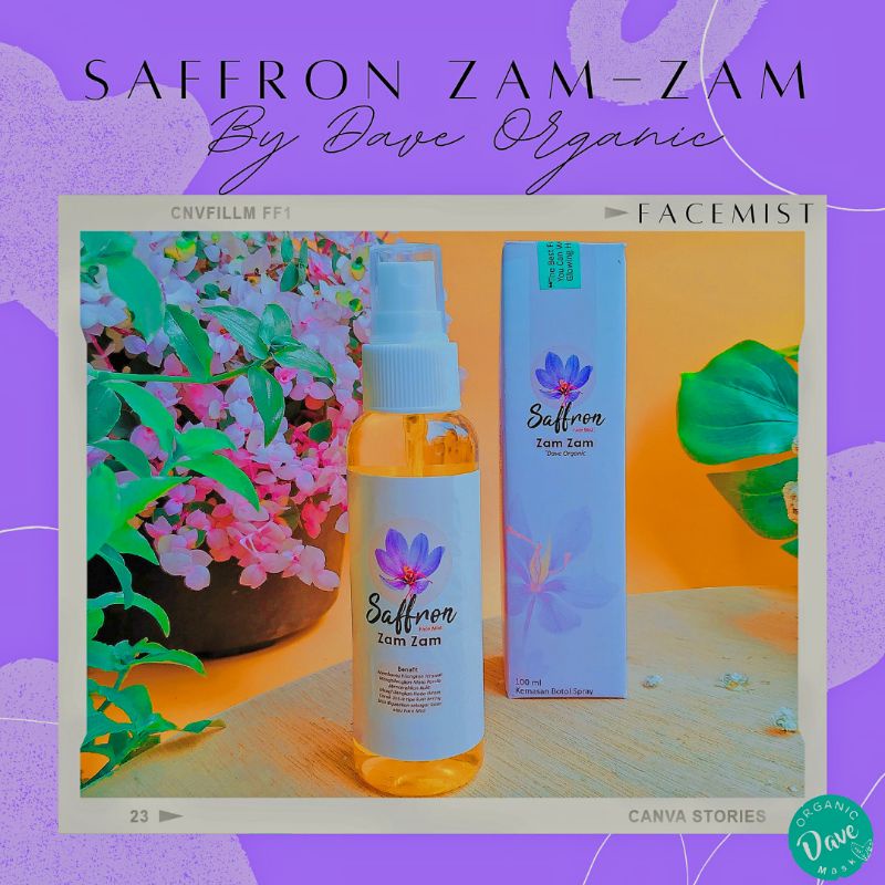 Jual SAFFRON ZAM ZAM FACE MIST Shopee Indonesia