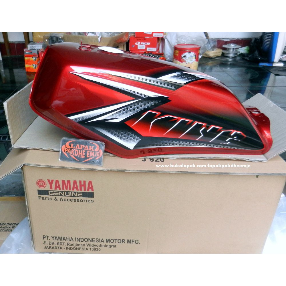 TANKI / TANGKI RX KING 2008 ( WARNA MERAH MARON ) ORIGINAL YAMAHA  YGP ( LAPAK PAKDHE EMJE