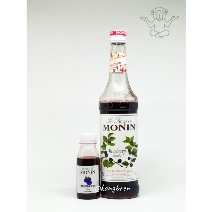 

(BISA COD) Sirup Monin Repack 100ml - Monin Syrup Vanilla - Caramel - Peach - Blueberry