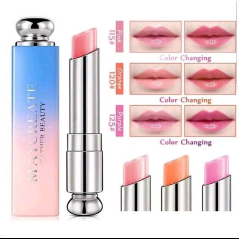 Maycreate Lipstik lipbalm anti air Lipstik Korea|Maycreate moisturizing lipstik