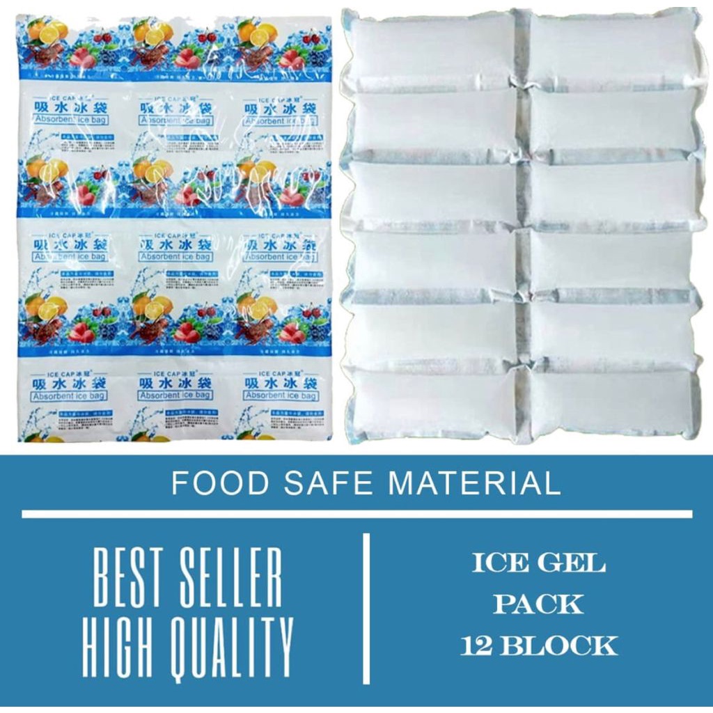 ICE GEL PACK BESAR PENGGANTI DRY ICE ES BATU GEL TAHAN 12 JAM