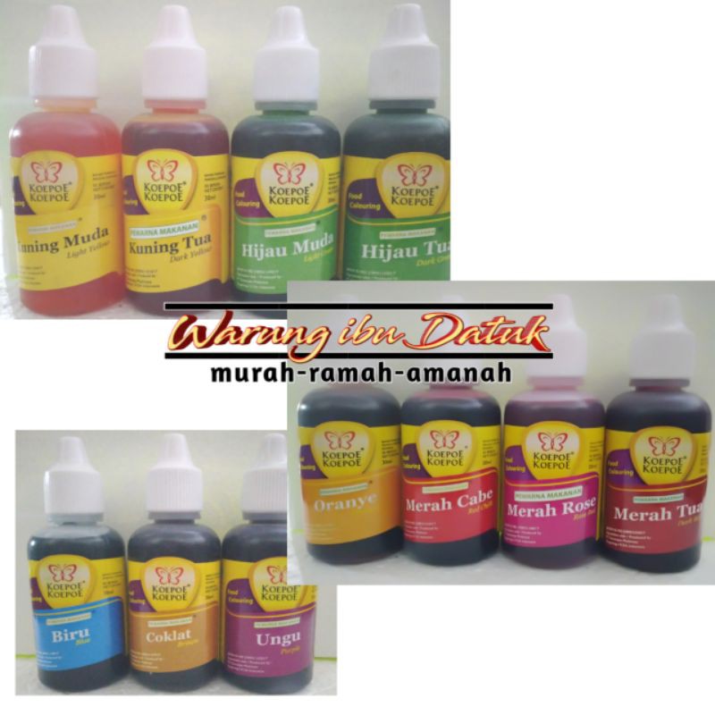 

Pewarna cap KOEPOE KOEPOE | KUPU KUPU 30ml