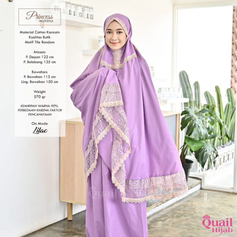 Mukena Princess Exclusive Original Quail Hijab