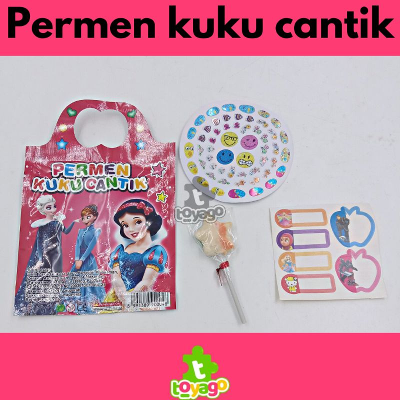 Permen Kuku Cantik Lolypop SATUAN