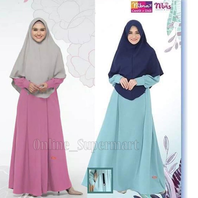 Gamis Nibras Set Khimar