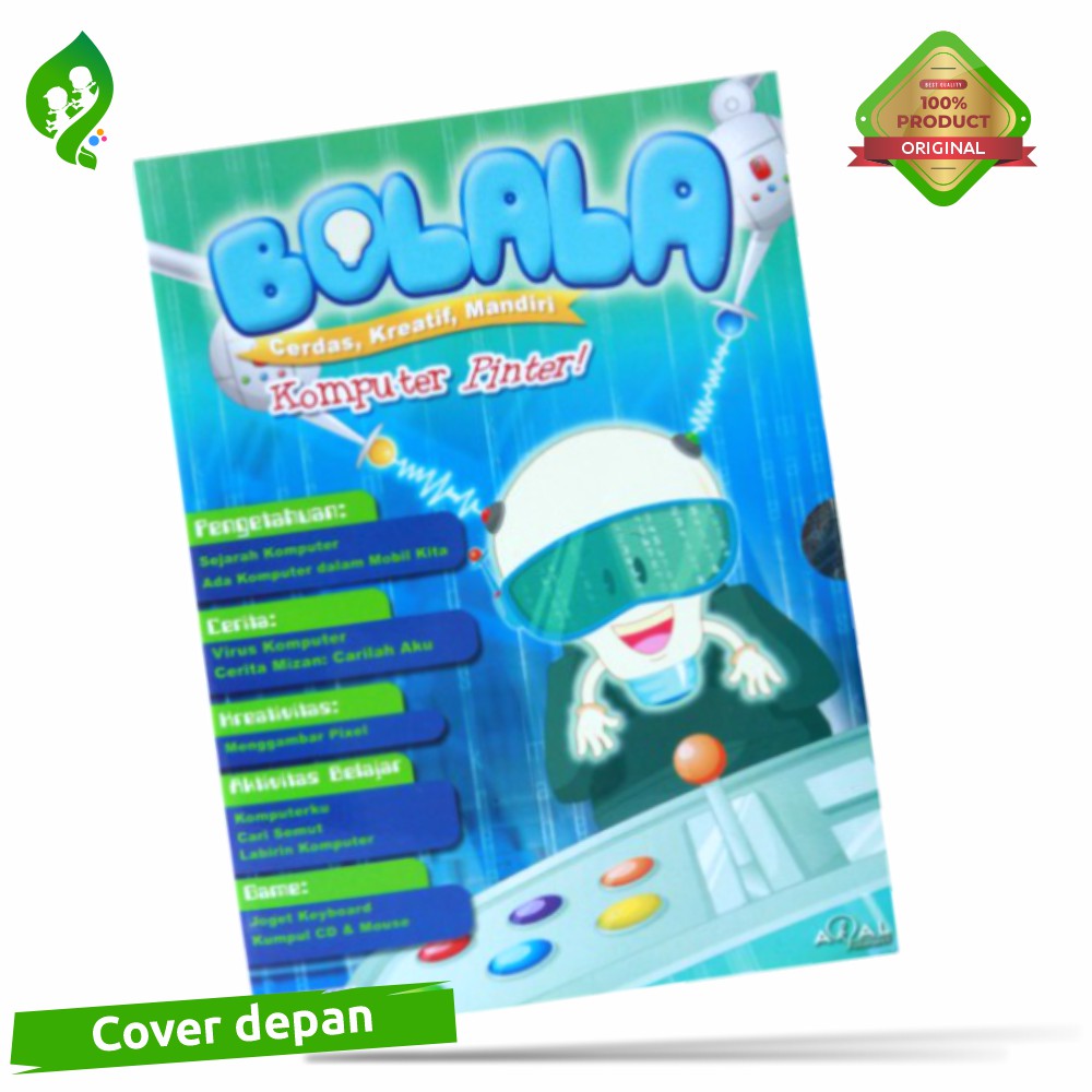 CD Interaktif Bolala ( Komputer Pinter ) Akal Interaktif Garansi 1 Tahun