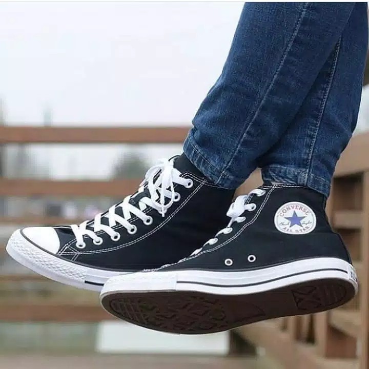 COD - SEPATU SNEAKERS CLASIK HIGH+BOX / SEPATU COWOK CEWEK MURAH