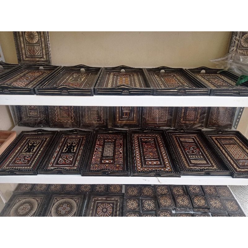 nampan /Baki Toraja di ukir