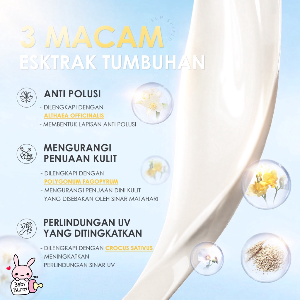 ❤ BELIA ❤ FOCALLURE UVA UVB Blue Light Sun Protector Sunscreen FA-SC23 Gel Soft Sun Cream, SPF 50 PA+++ | BPOM