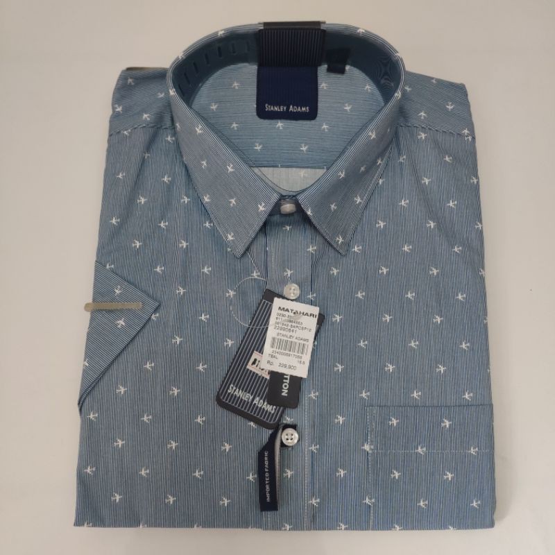 Kemeja Pria Lengan Pendek Stanley Adams Reguler 811
