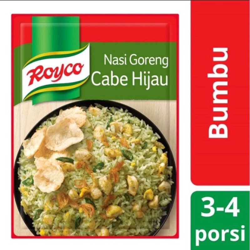 Royco nasi goreng cabe hijau ( paket 4 Pcs)