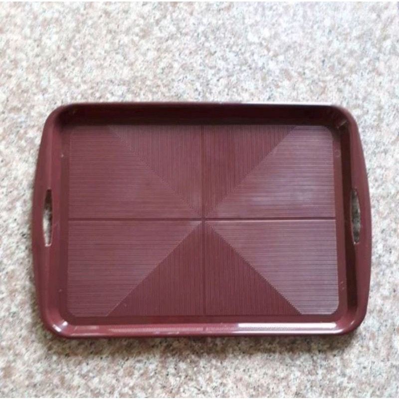 Nampan coklat kafe Fast Food Tray NS 01 Owl Plastic