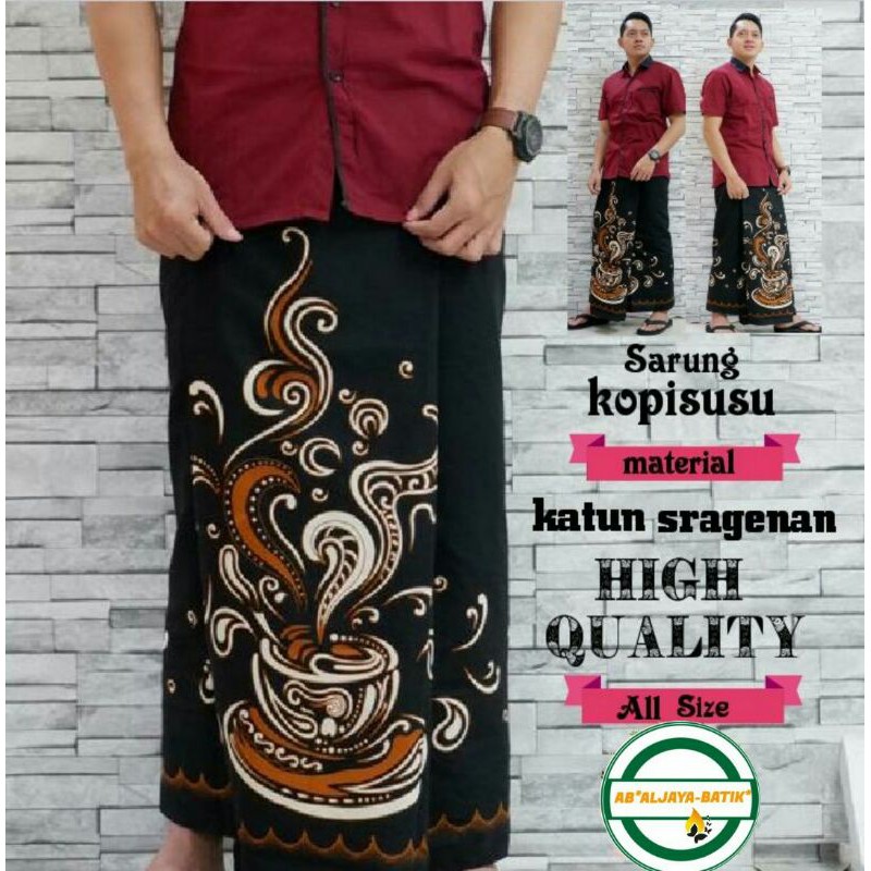 sarung batik kopi susu sarung batik katun sragenan