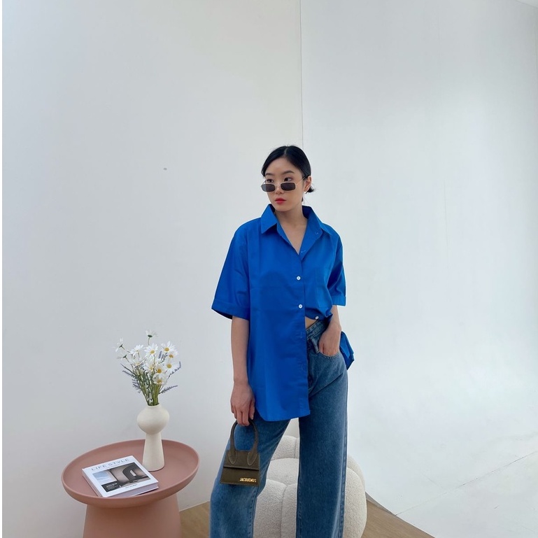 NOMI - Poppy Shirt / Kemeja Oversize Wanita