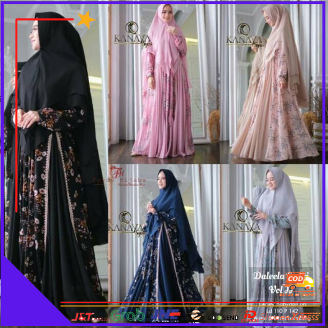 ❤BISA COD❤ TERBARU GAMIS SYARI DALEELA 2/GAMIS KANAYA TERBARU - BLUE