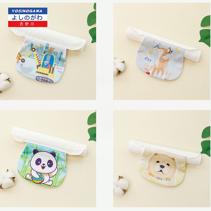 HANDUK PUNGGUNG BAYI ISI 2 PCS Penyerap Keringat Punggung Bayi / bahan- YOSINOGAWA