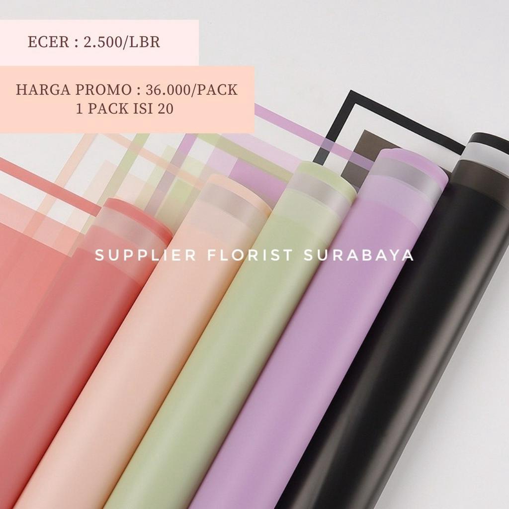 [5 LEMBAR] TB KERTAS BUNGA TB FRAME TRAWANG LIST SEMBUR /WRAPPING PAPER/ WRAP BUNGA/FLOWER WRAP/PEMBUNGKUS KERTAS WATERPROOF KOREAN STYLE WRAPPING PAPER FLORIST DIY