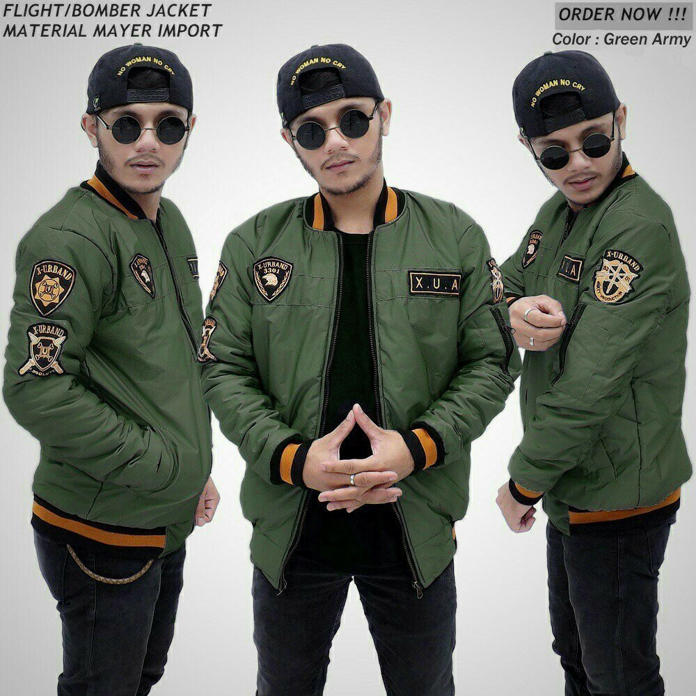 TERMURAH!! JAKET BOMBER PILOT XUA