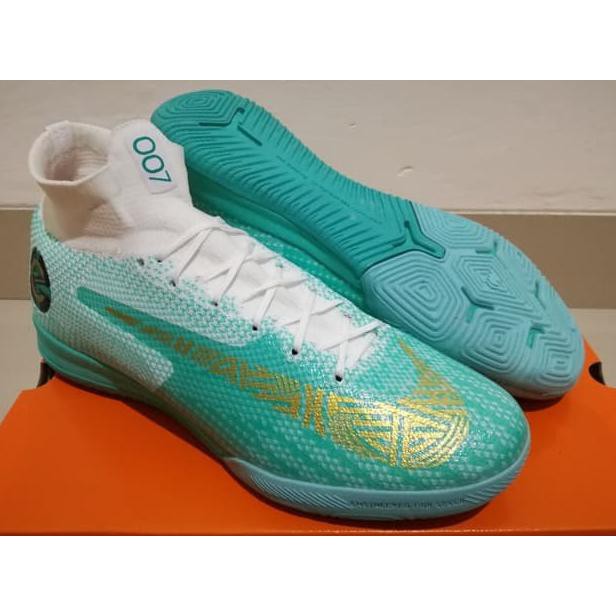 FUTSAL SHOES ORIGINAL GRADE SEPATU FUTSAL NIKE MERCURIAL SUPERFLY X VI ELITE CR7 LIGHT GREEN