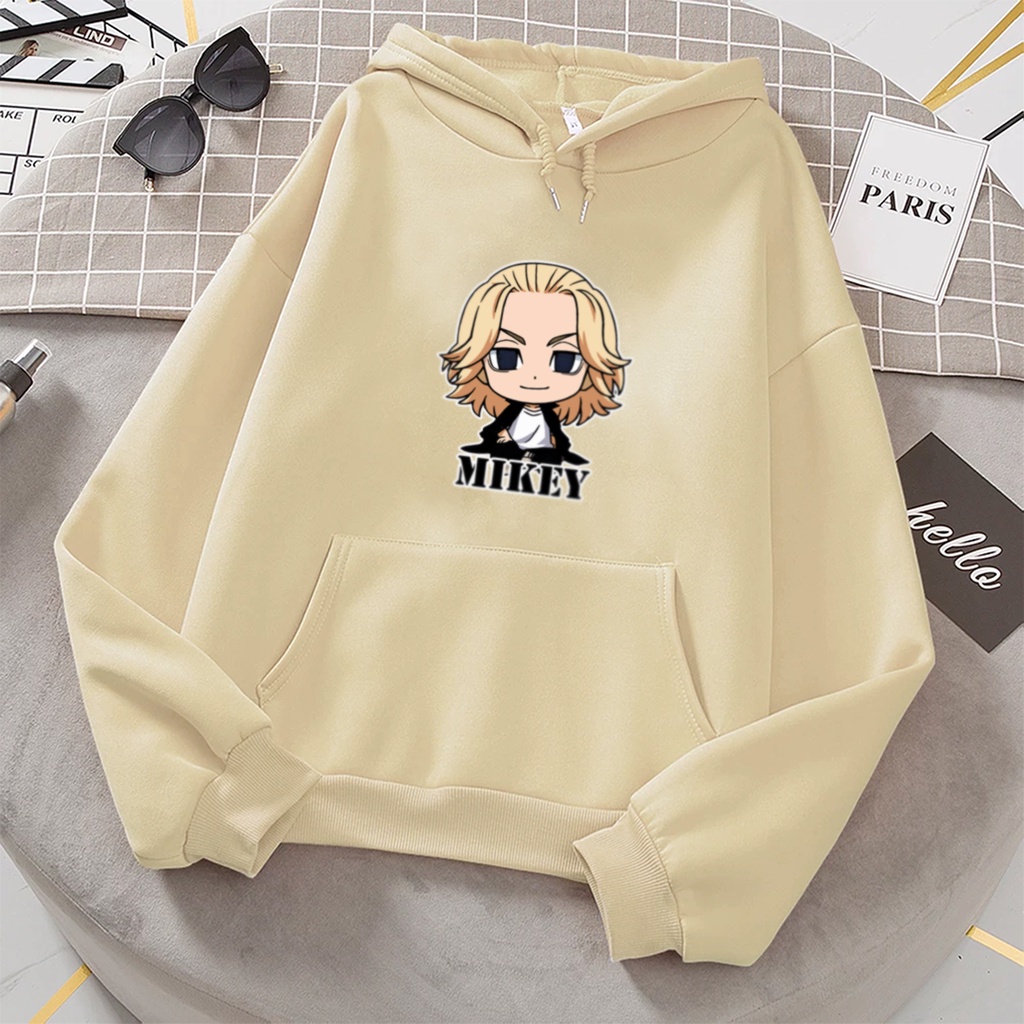 Sweater hoodie anak perempuan MIKEY suwiter anak cewek anime