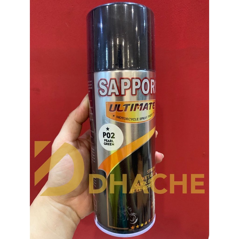 Sapporo Ultimate P02 Pearl Green Pearl Series / Cat Spray Semprot Aerosol Terbaik