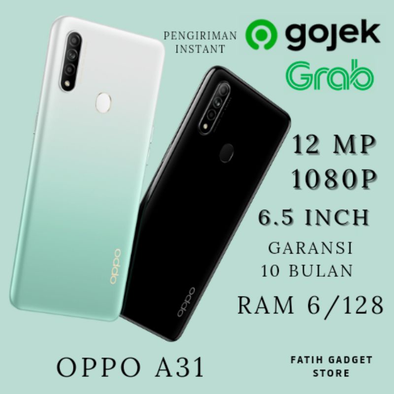 New Oppo A31 RAM 6/128 GARANSI REAL