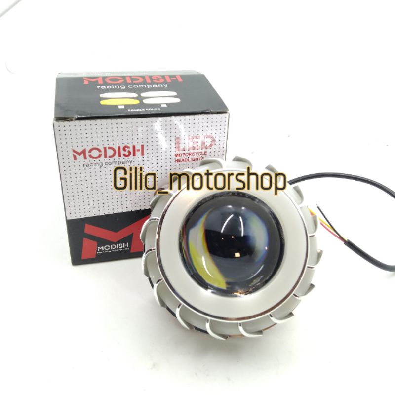 Lampu Depan Projie Modish Racing Import 3 Mode Hi Low Dan Flash Universal