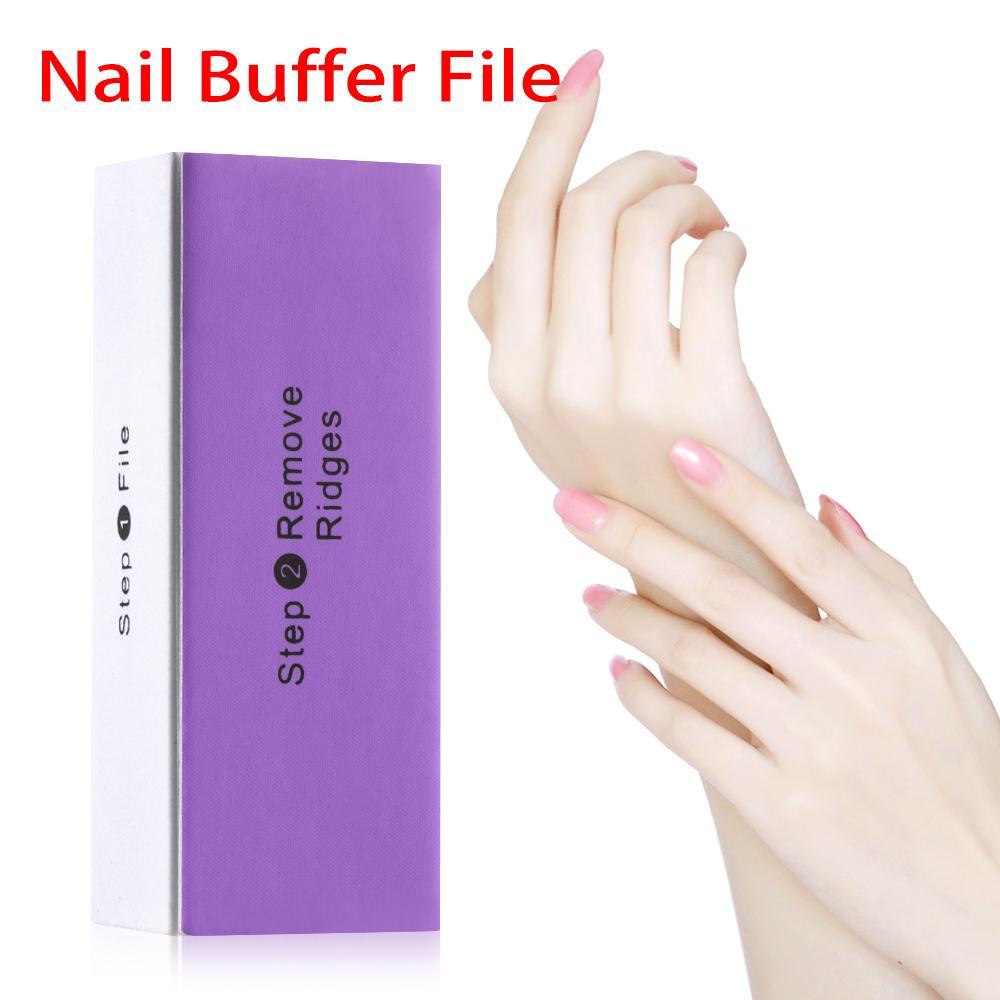 Solighter Nail Buffer File Portable Perhiasan Poles 4arah Penghilang Kulit Mati