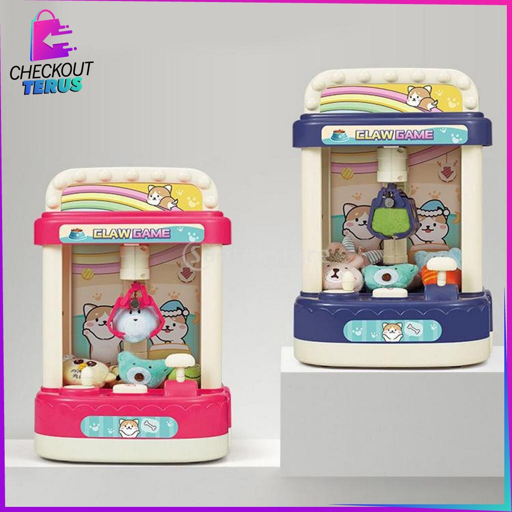 CT M280 Mainan Anak Mesin Capit Boneka Kucing Claw Machine Mesin Capit Boneka Mini Mesin Permainan Tangkap Boneka