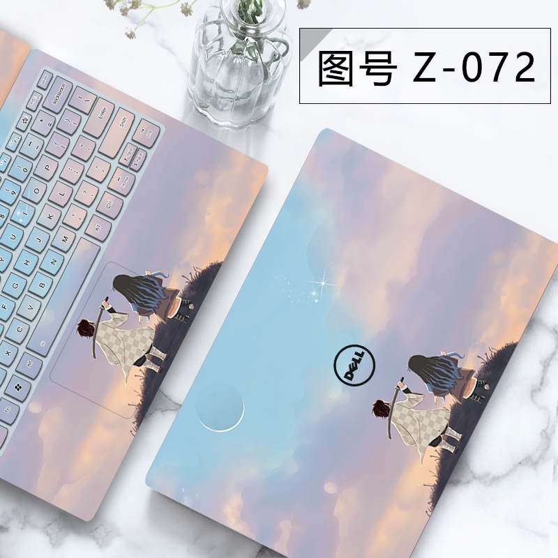 3 Pcs Stiker Skin Vinyl Motif Kartun Untuk Laptop HP Specter X360 Pavilion Zhan66 Pro G1 Pro 14 G2 ProBook 445R G6 445 G6 EliteBook 840 EliteBook 820