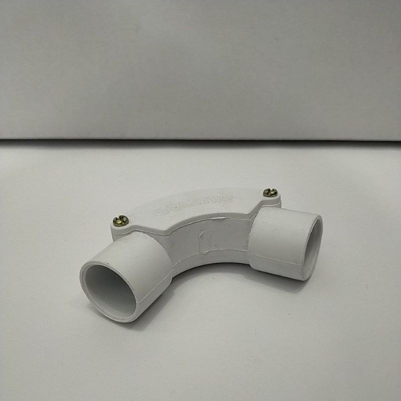 sok keni L pipa listrik 20 mm cabang kabel listrik instalasi conduit