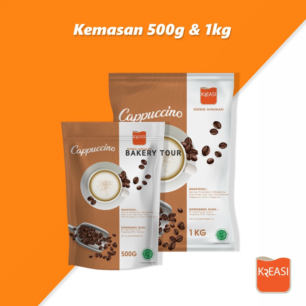 Grosir Bubuk Minuman Buble Boba / Drink Powder Coffee Kopi Cappucino KREASI